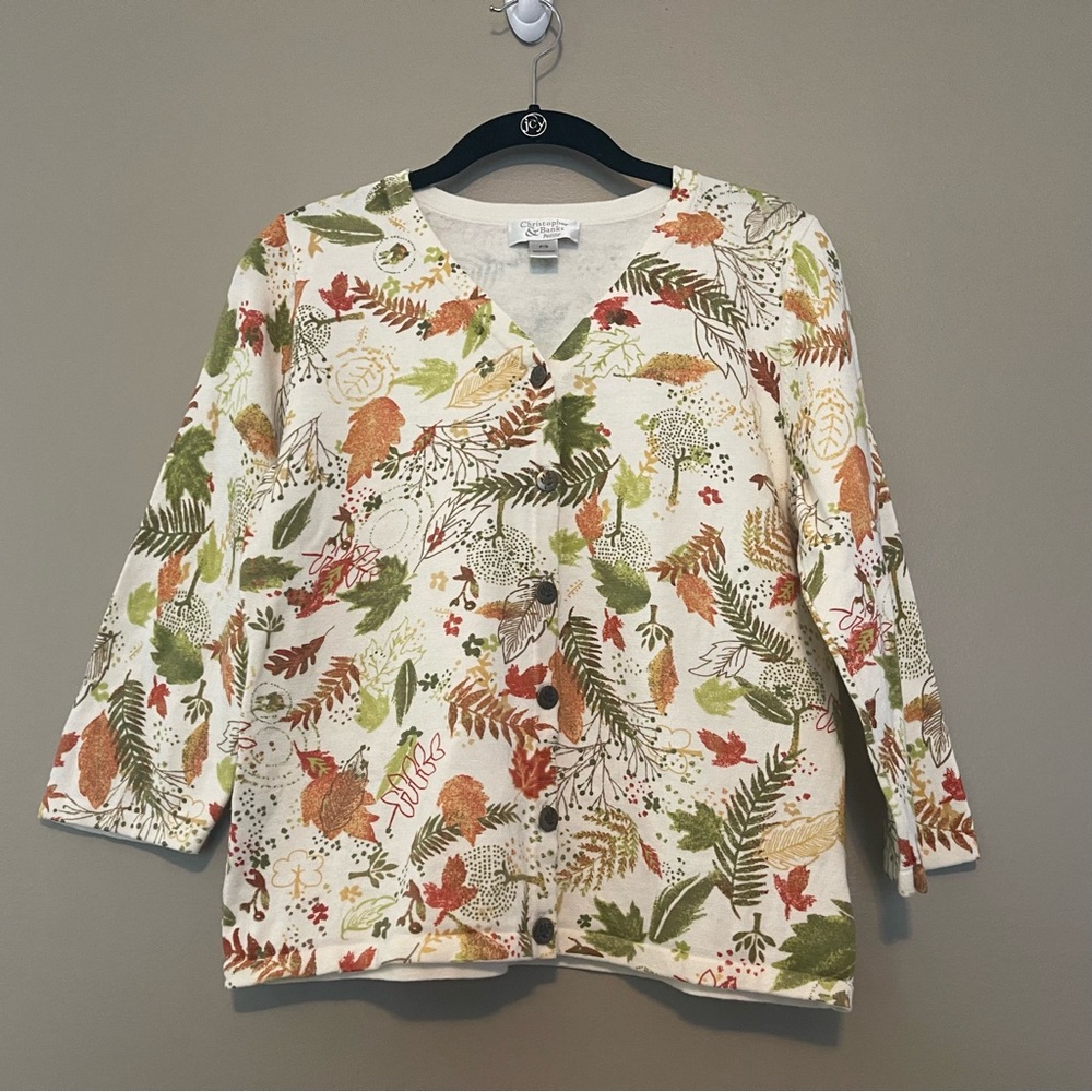 Christopher Banks PS Fall Cardigan Sweater, vintage 2008, good condition